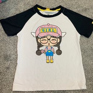 Cute Anime Girl tee Su & Gu Size M